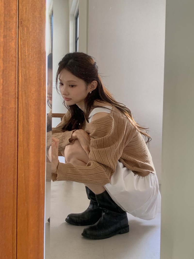 Slow Boatneck Knit by Dress Room for Women - view 3