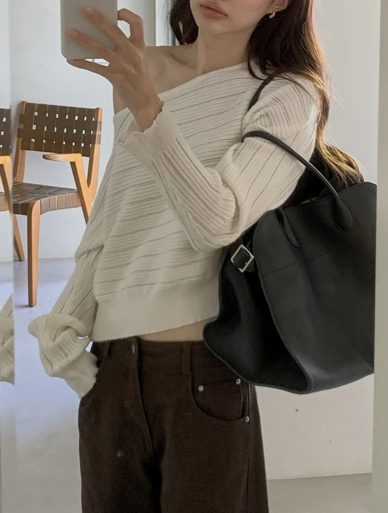 Slow Boatneck Knit by Dress Room for Women - view 5