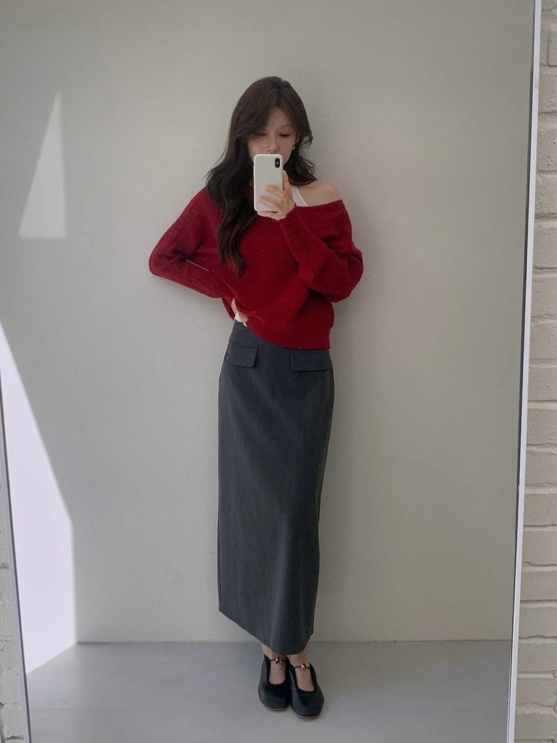 Slow Boatneck Knit by Dress Room for Women - view 9