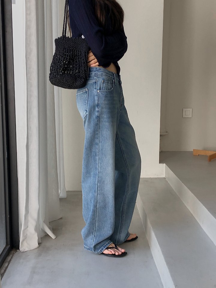Urban Straight Denim Pants by Dress Room for Women - view 3