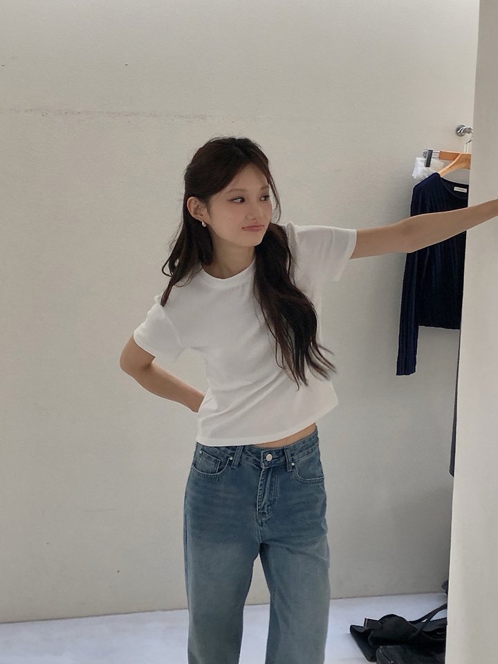 Mild Basic Cotton Tee by Dress Room for Women - view 4