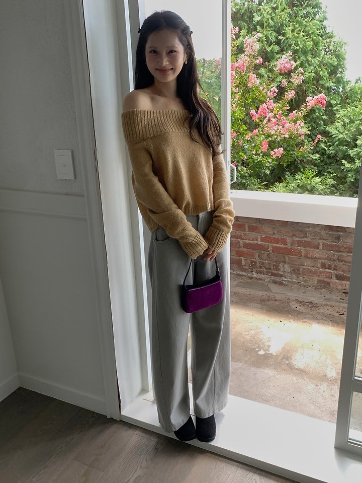 Mocha Cotton Pants by Dress Room for Women - view 3