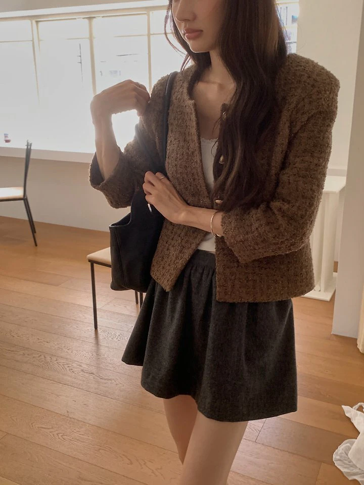 Belle Tweed Jacket by Dress Room for Women - view 3
