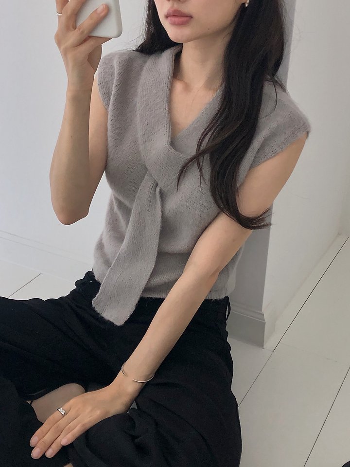 Flat Tie Knit by Dress Room for Women - view 2