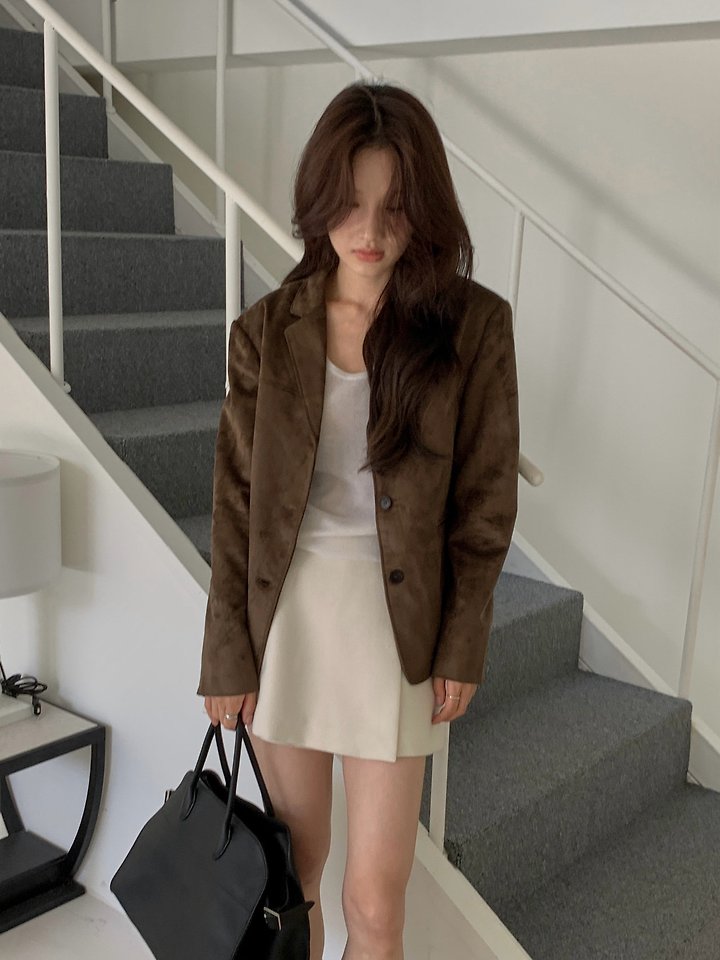 Beni Suede Jacket by Dress Room for Women - view 1