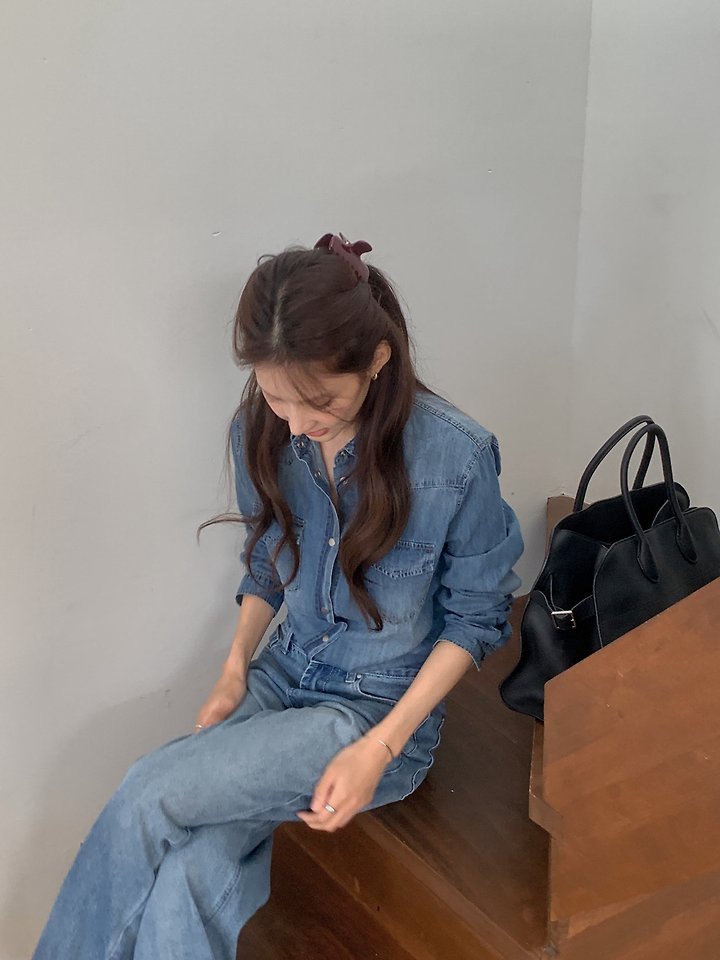 Ebb Denim Shirt by Dress Room for Women - view 1