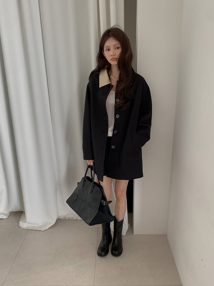 Corduroy Trench Coat by Dress Room for Women - view 10