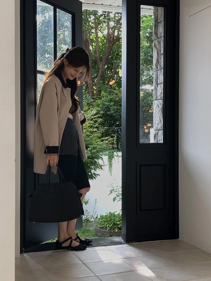 Corduroy Trench Coat by Dress Room for Women - view 10