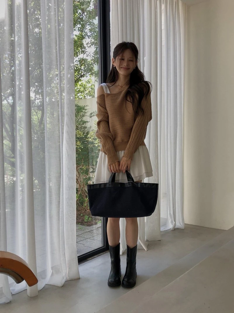 Slow Boatneck Knit by Dress Room for Women - view 2