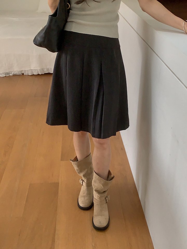 Mode Pleats Skirt by Dress Room for Women - view 2