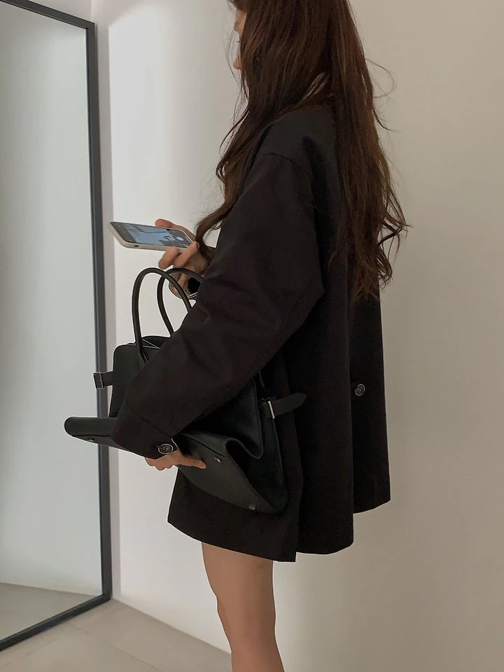 Corduroy Trench Coat by Dress Room for Women - view 4