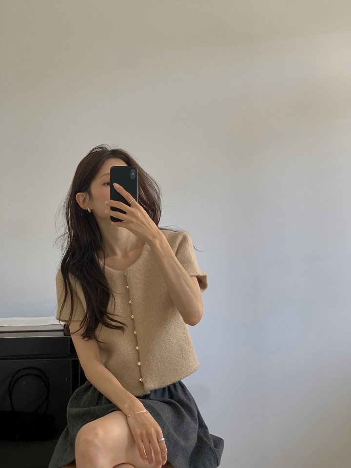 Marigold Boucle Cardigan by Dress Room for Women - view 9