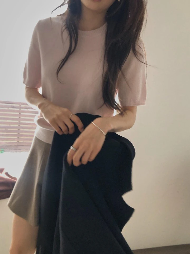 Soft Round Wool Knit by Dress Room for Women - view 2