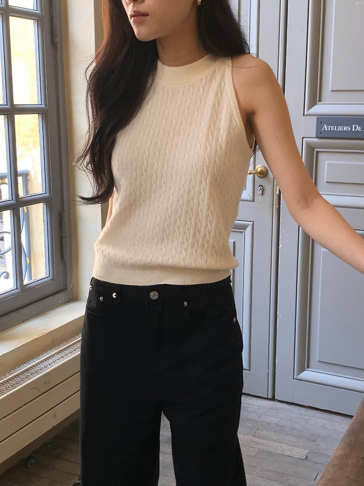 Cable Halterneck Knit by Dress Room for Women - view 11