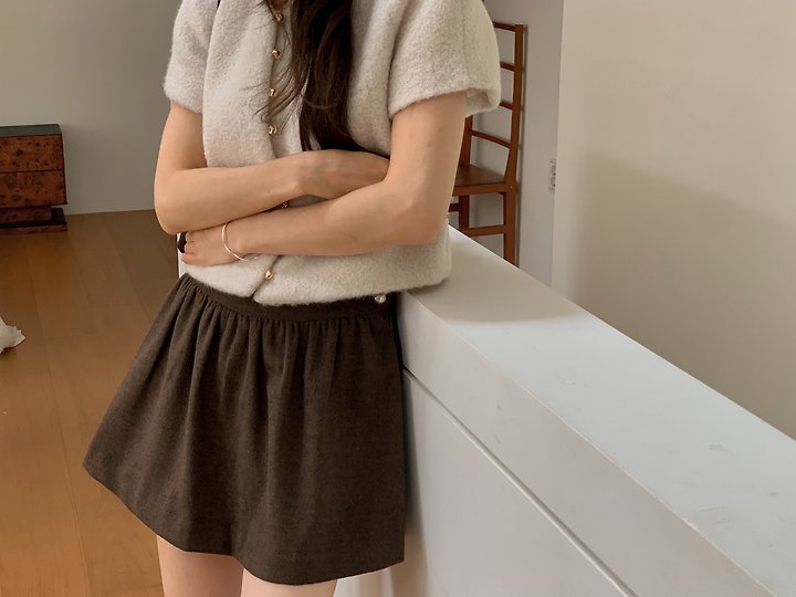 Once Wool Flare Skirt by Dress Room for Women - view 3