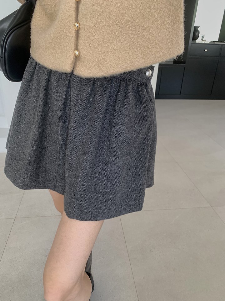 Once Wool Flare Skirt by Dress Room for Women - view 9