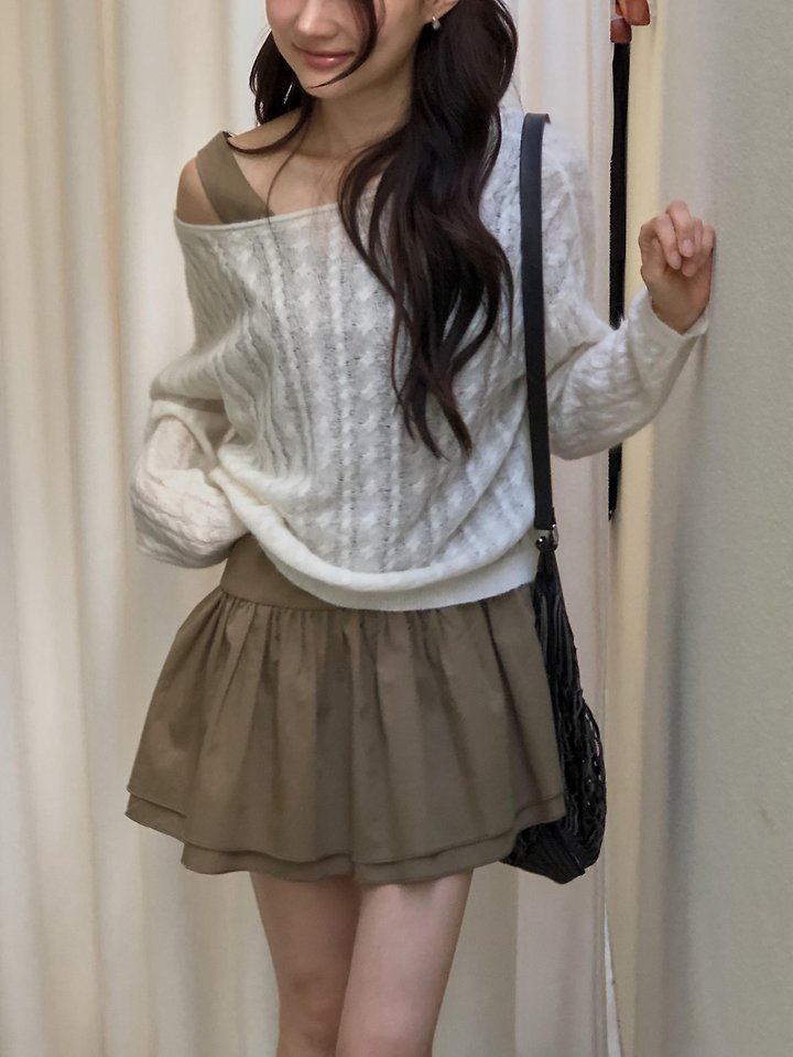 Cable Wool Knit by Dress Room for Women - view 3