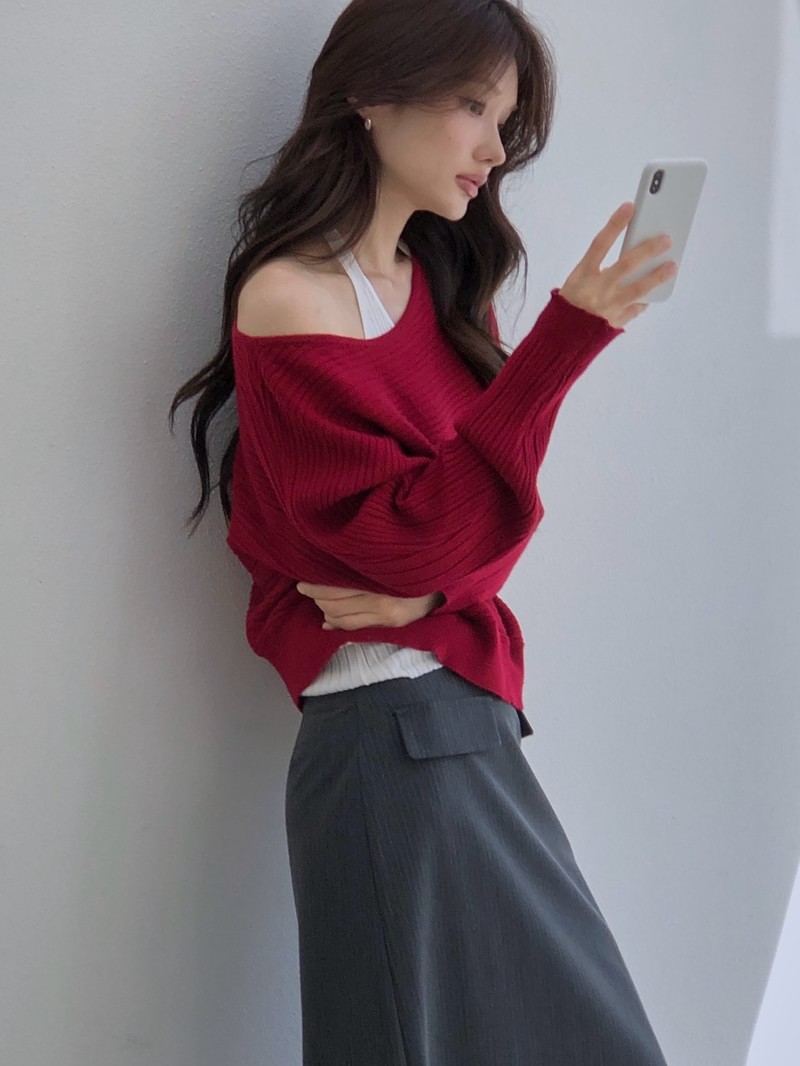 Slow Boatneck Knit by Dress Room for Women - view 10