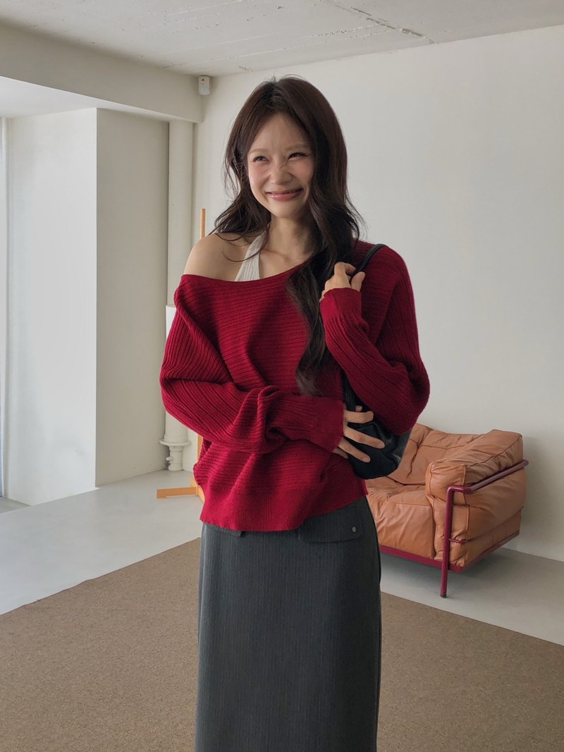 Slow Boatneck Knit by Dress Room for Women - view 8