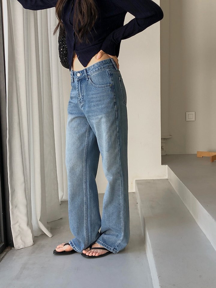 Urban Straight Denim Pants by Dress Room for Women - view 4
