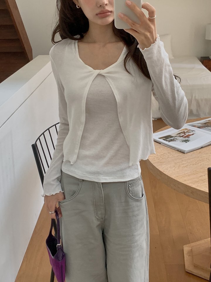 Frill Layered Knit by Dress Room for Women - view 11