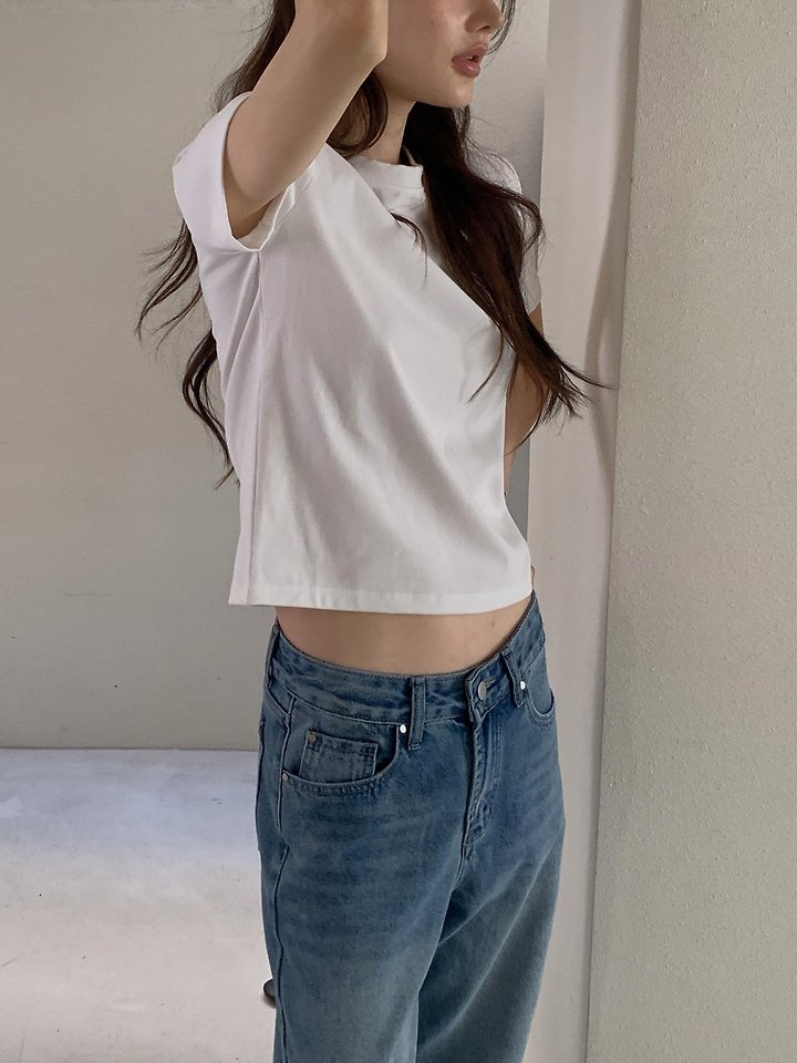 Mild Basic Cotton Tee by Dress Room for Women - view 1