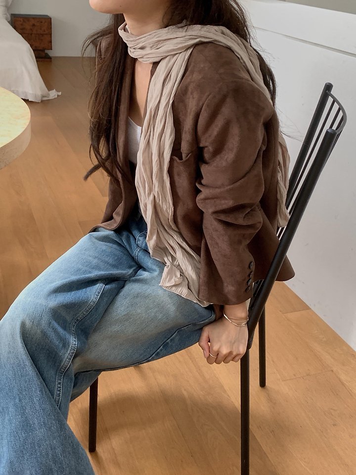Beni Suede Jacket by Dress Room for Women - view 10