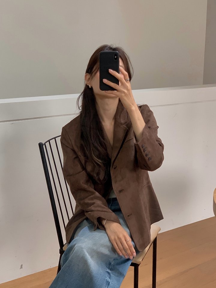 Beni Suede Jacket by Dress Room for Women - view 6