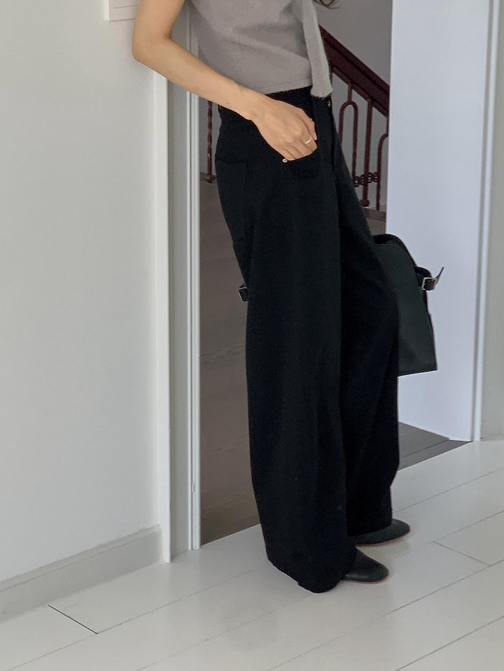 Mocha Cotton Pants by Dress Room for Women - view 12