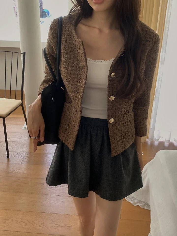 Belle Tweed Jacket by Dress Room for Women - view 2