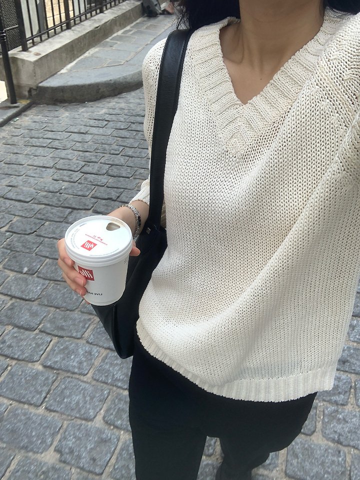 Merry V-neck Knit by Dress Room for Women - view 5