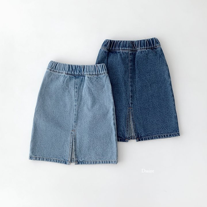 Half Open Skirt Denim by Dsaint for Child - view 6