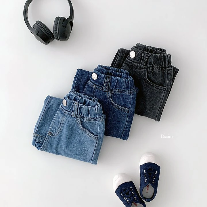 Mile Wide Denim Pants by Dsaint for Child - view 7