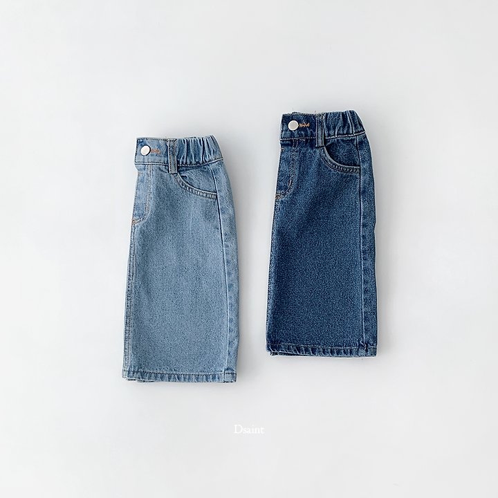Half Open Skirt Denim by Dsaint for Child - view 4