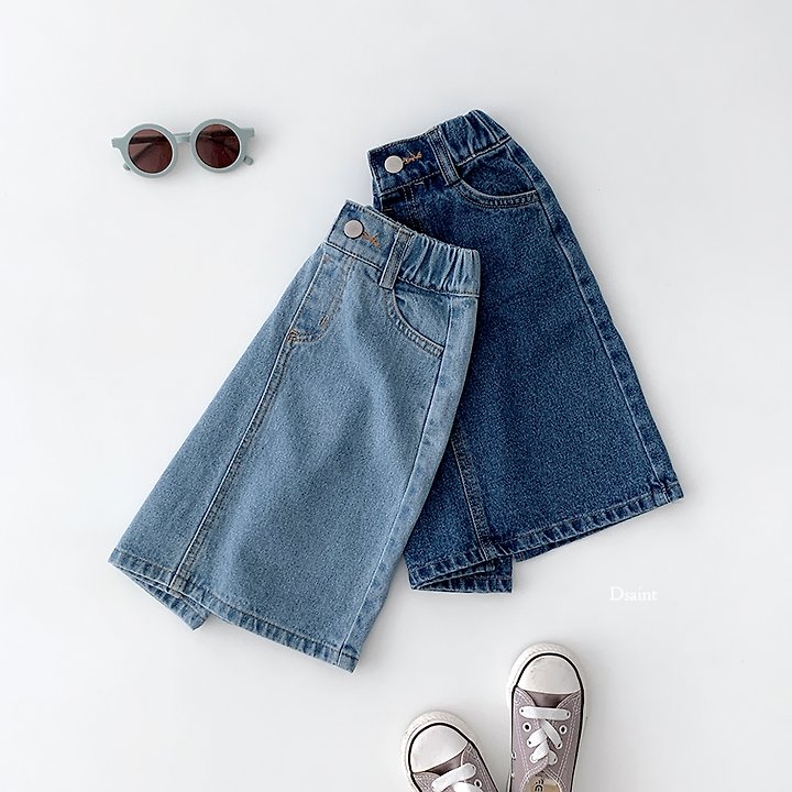Half Open Skirt Denim by Dsaint for Child - view 7