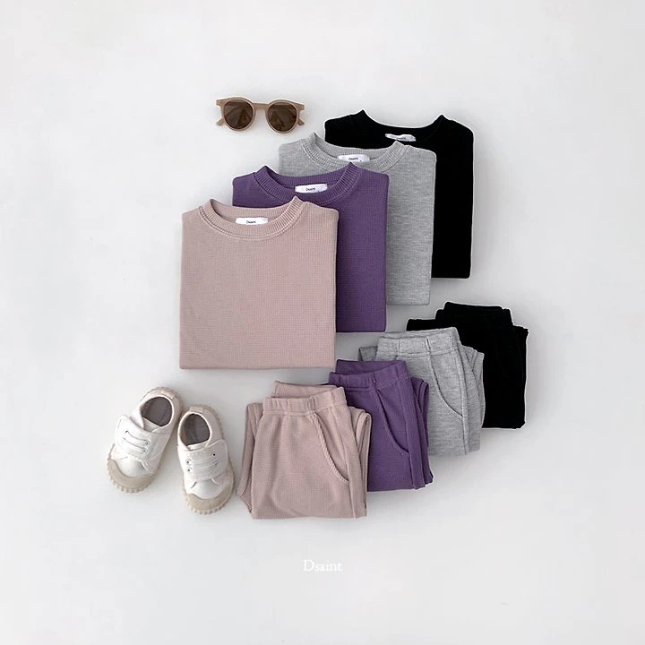 Waffle Top & Bottom Set by Dsaint for Child - view 5
