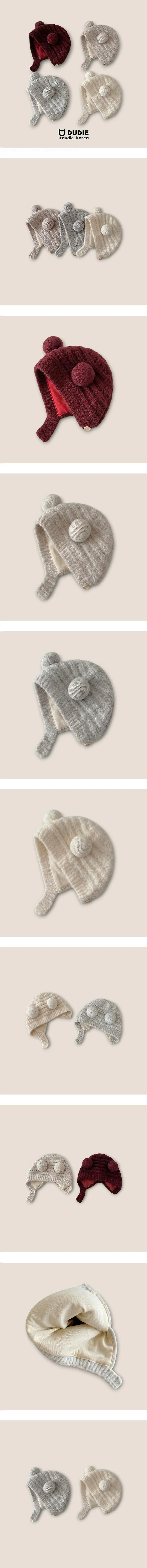 Bear Ear Knit Hat by Dudie for Child - view 1