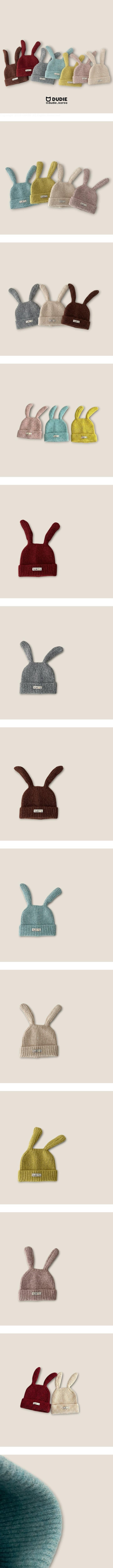 Long Ear Knit Hat by Dudie for Child - view 1