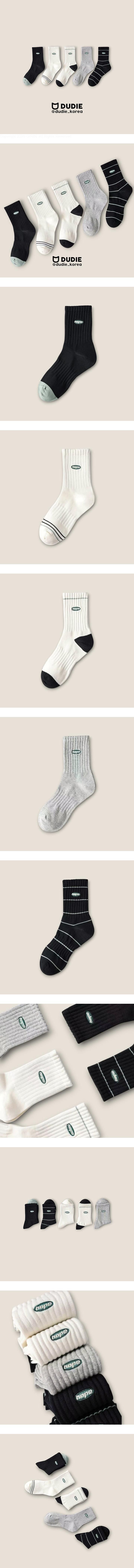 A Day 5-Pack Socks Set by Dudie for Child - view 1