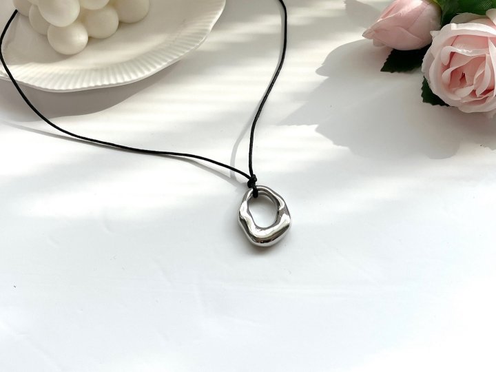 Tratata Round Surgical Long Necklace by Eeiitt for Women - view 2