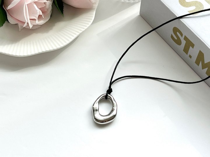 Tratata Round Surgical Long Necklace by Eeiitt for Women - view 4