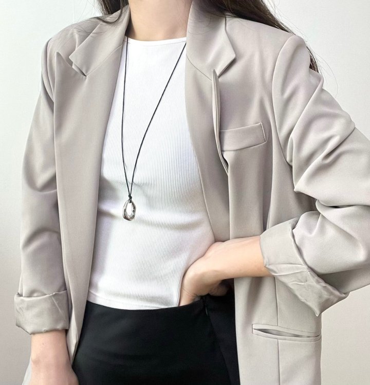 Tratata Round Surgical Long Necklace by Eeiitt for Women - view 8
