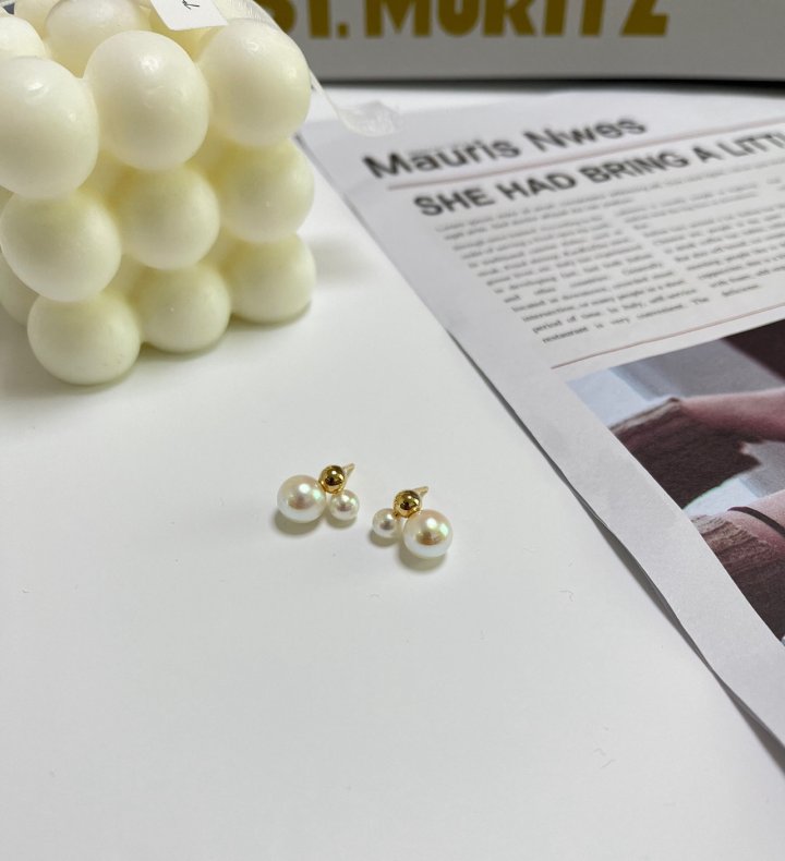 Chaumet Triple Pearl Earrings by Eeiitt for Women - view 11