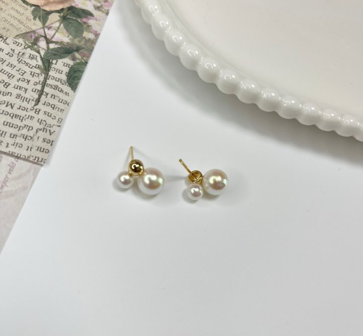 Chaumet Triple Pearl Earrings by Eeiitt for Women - view 3