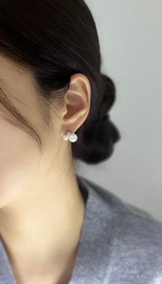 Chaumet Triple Pearl Earrings by Eeiitt for Women - view 5