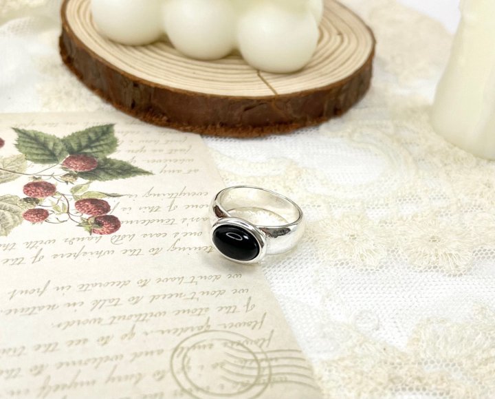 Oval Gemstone Ring by Eeiitt for Women - view 4