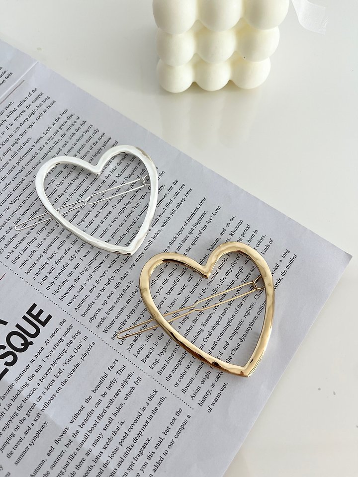 Kurin Big Heart Hairpin by Eeiitt for Women - view 6