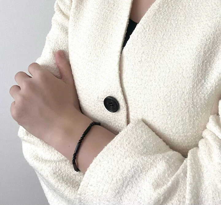 Leban Black Bracelet by Eeiitt for Women - view 5