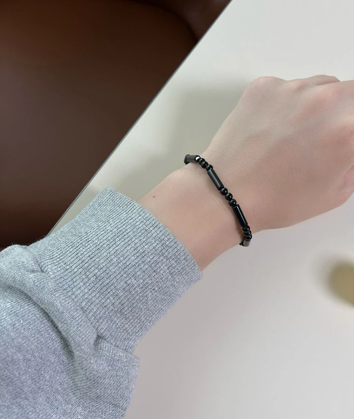 Leban Black Bracelet by Eeiitt for Women - view 6