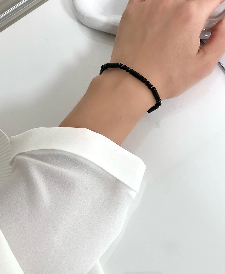 Leban Black Bracelet by Eeiitt for Women - view 7